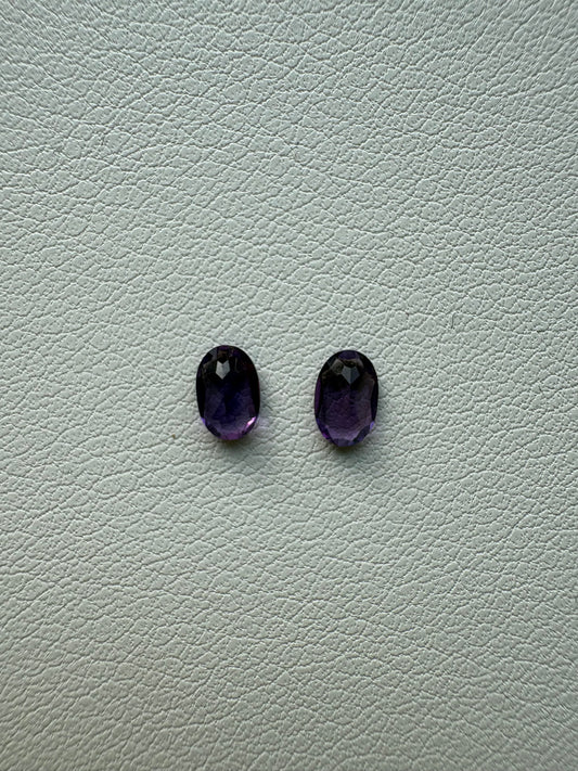 0.740 Amathyst pair Oval