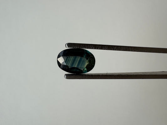 0.925 Green Sapphire Oval