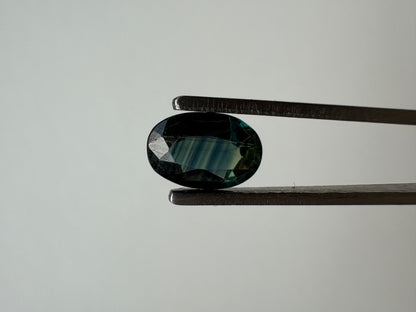 0.925 Green Sapphire Oval