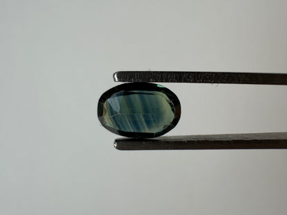 0.925 Green Sapphire Oval