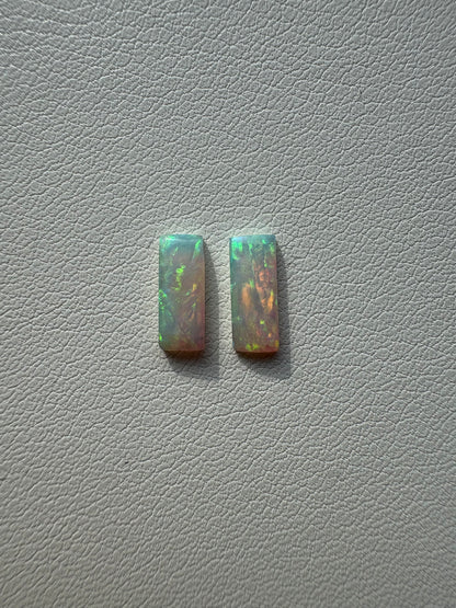 1.375 Opal Pair Rectangle